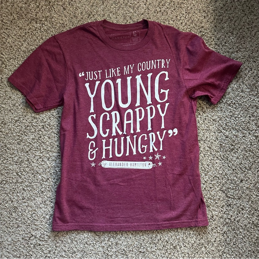 Hamilton Small Burgundy T-Shirt